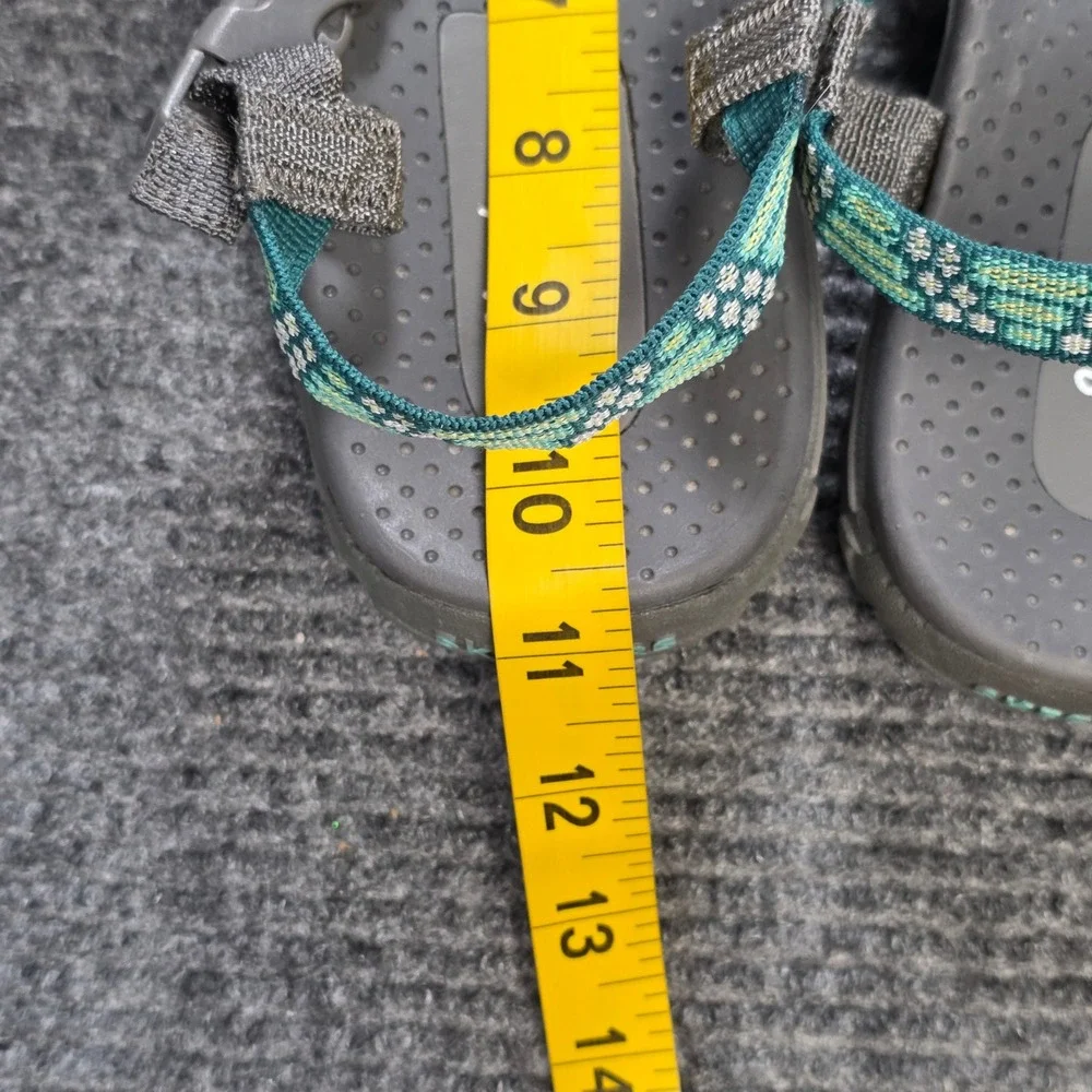 Skechers Outdoor Lifestyle Strappy Hiking Sandals Womens Size 10.5 Teal Toe Loop